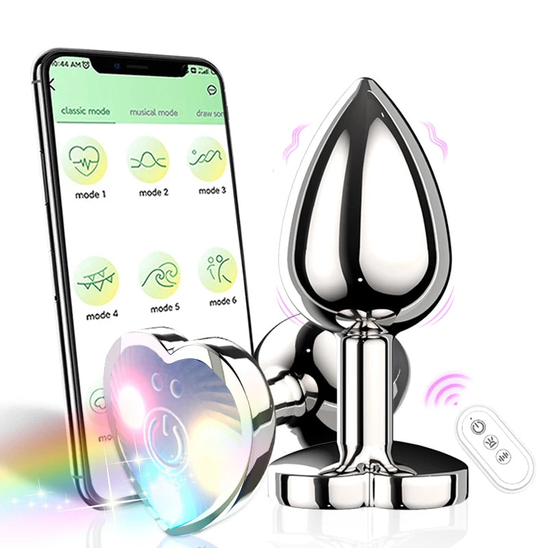 Vibrating Heart Shaped, App Controlled,Intimate Adult Toy