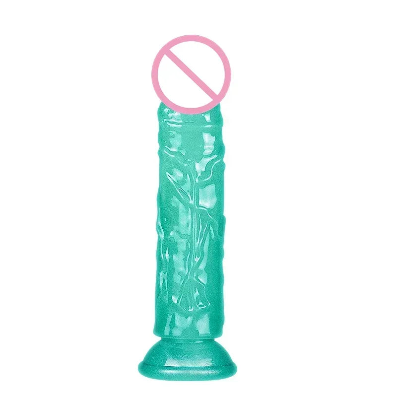 Realistic Glow In The Dark Penis with Suction Cup