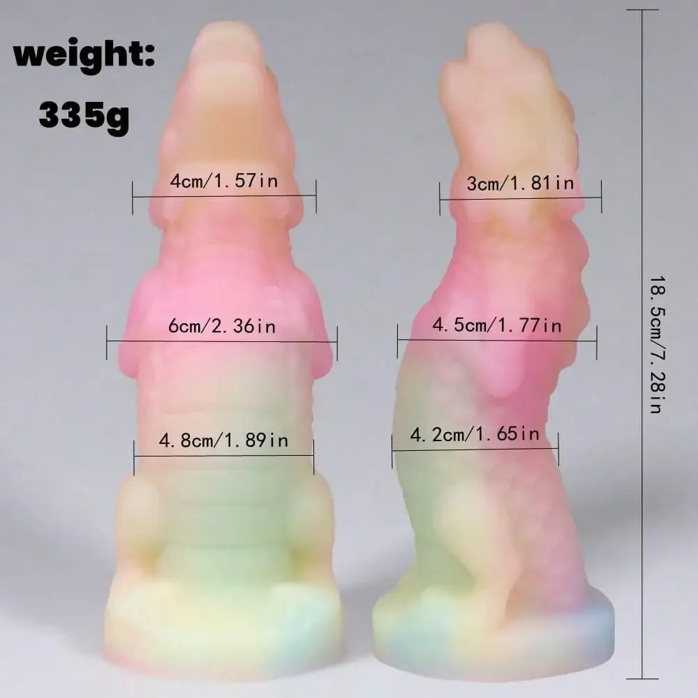 Dinosaur Gradient Glow-in-the-dark Sex Toy