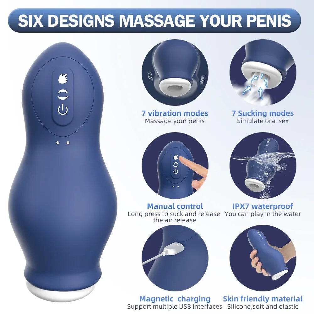Automatic Male Masturbator, Vibrating Massager