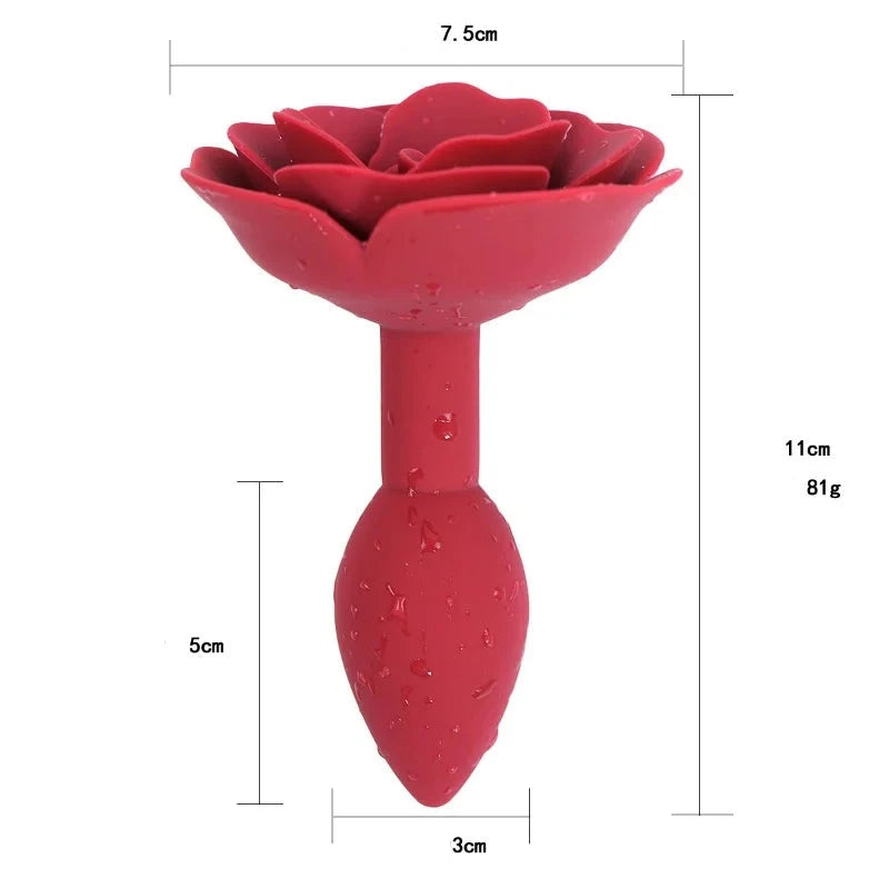 Flower Shape Soft Silicone Butt Plug