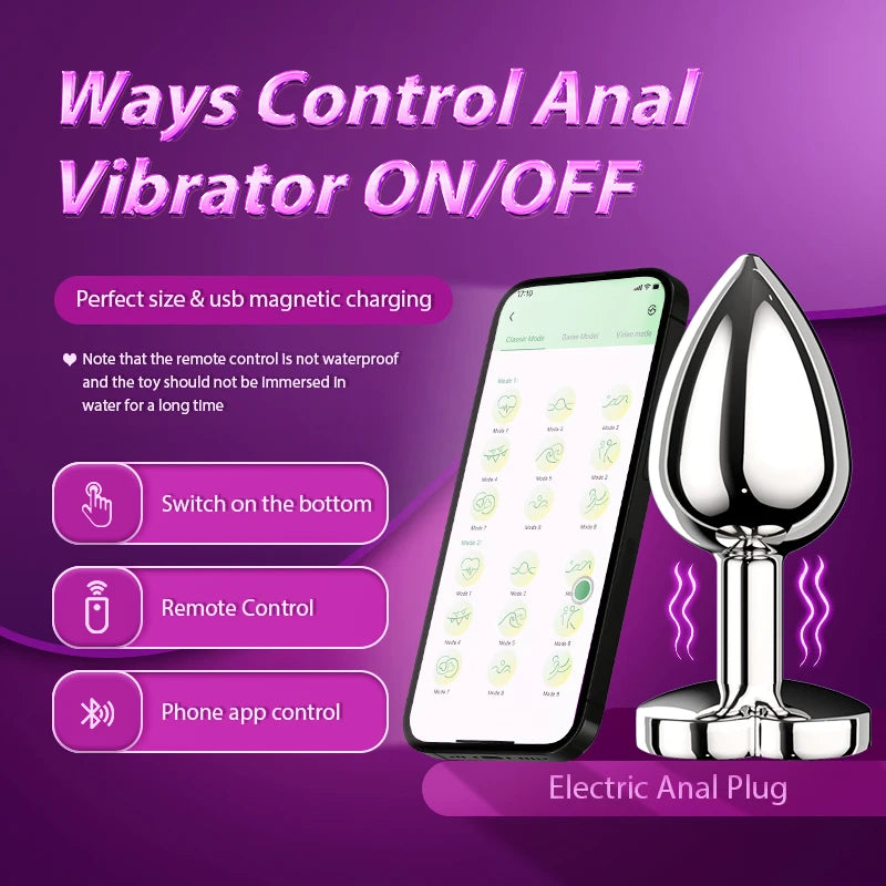 Vibrating Heart Shaped, App Controlled,Intimate Adult Toy