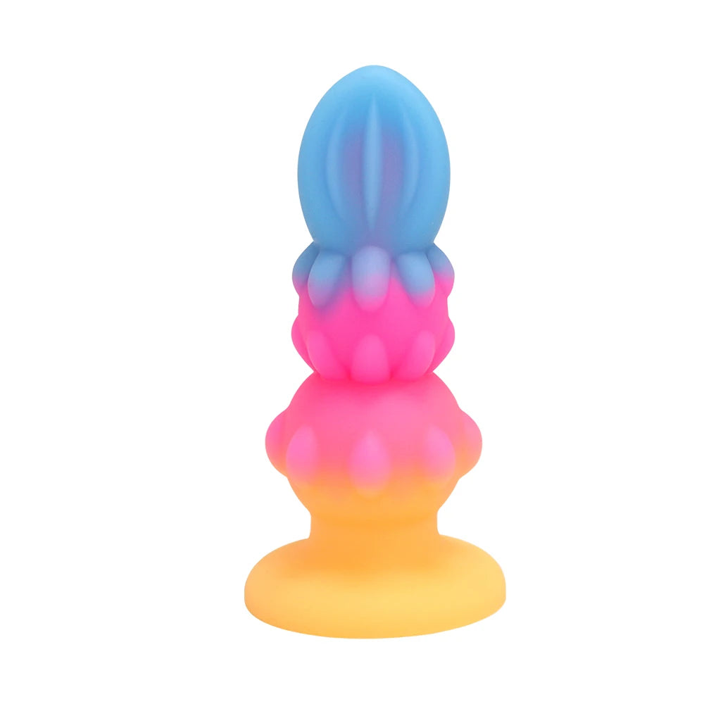 Fun Glow In The Dark Butt Plug With Suction Cup