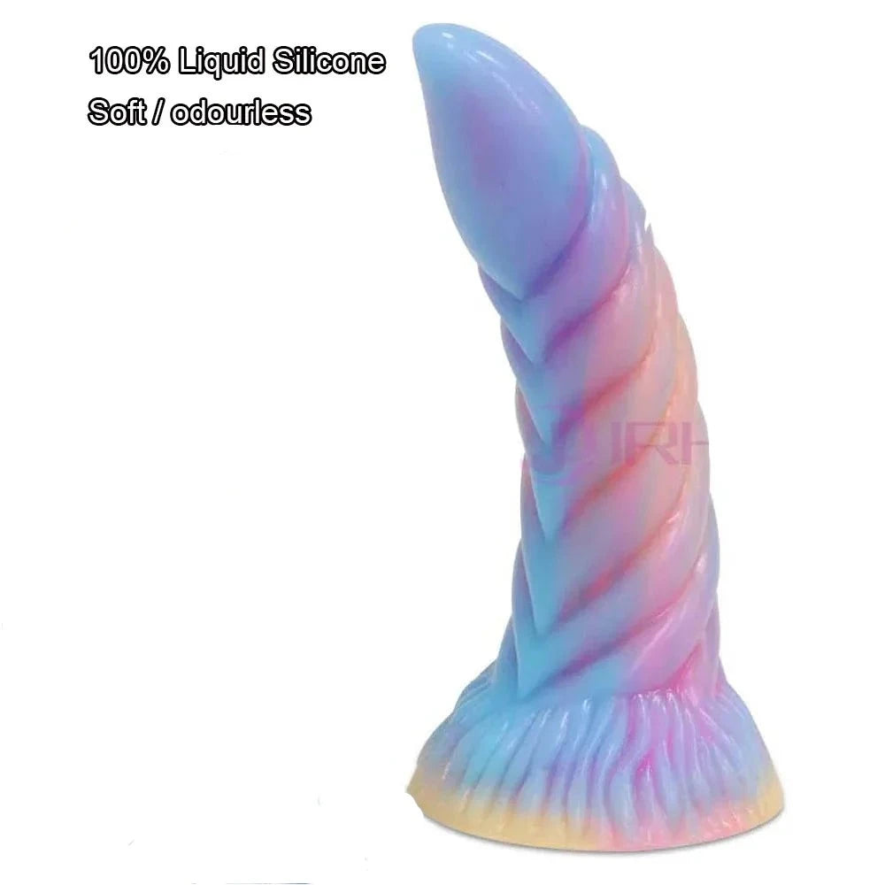 Exciting Glow In The Dark Dildo with Suction Cup