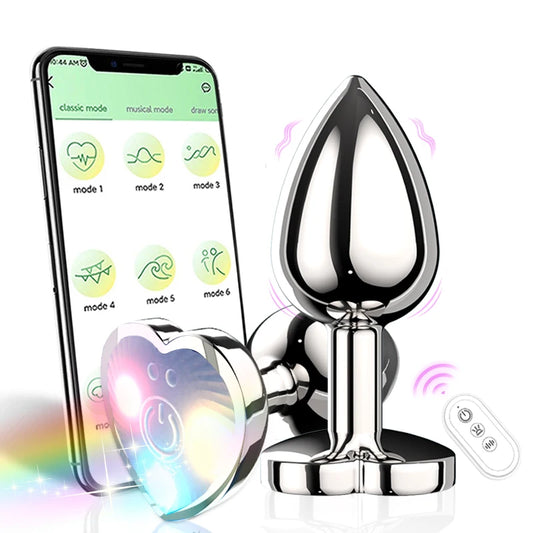 Vibrating Heart Shaped, App Controlled,Intimate Adult Toy