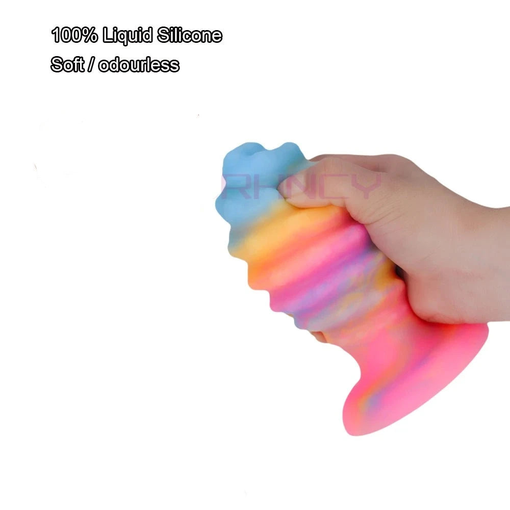 S-XXL Luminous Silicone Anal Plug